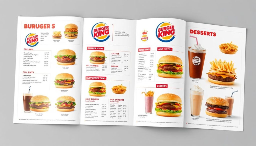 burger king menu