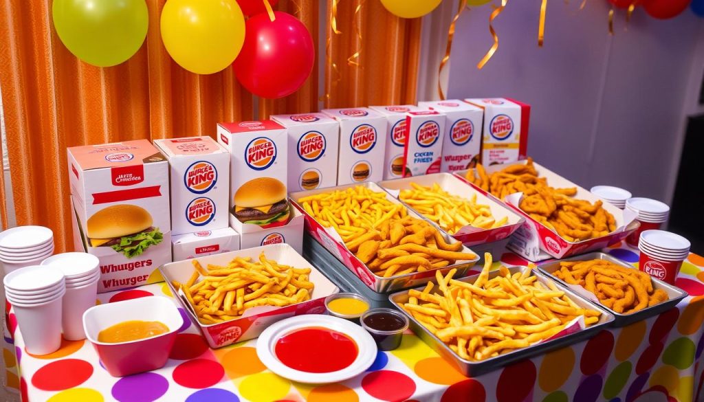 burger king party packages