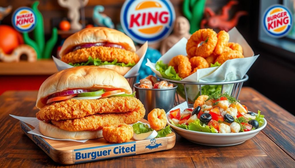 burger king seafood menu