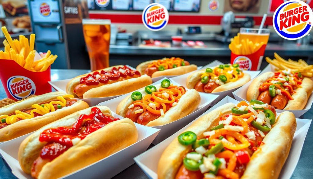 burger king signature hot dogs