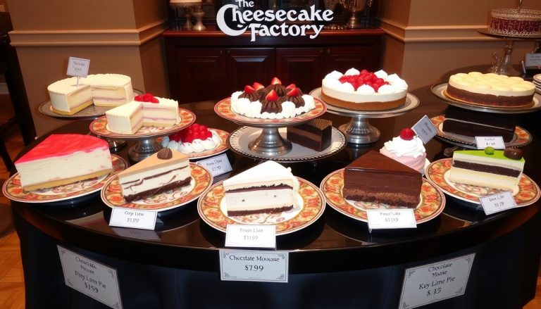 cheesecake factory dessert menu with prices