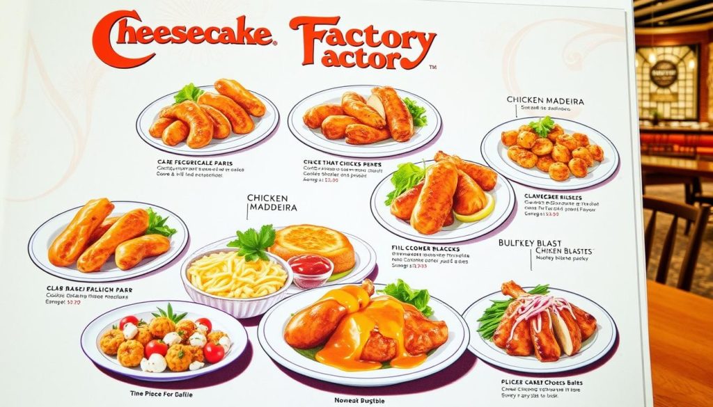 cheesecake factory menu chicken FAQs