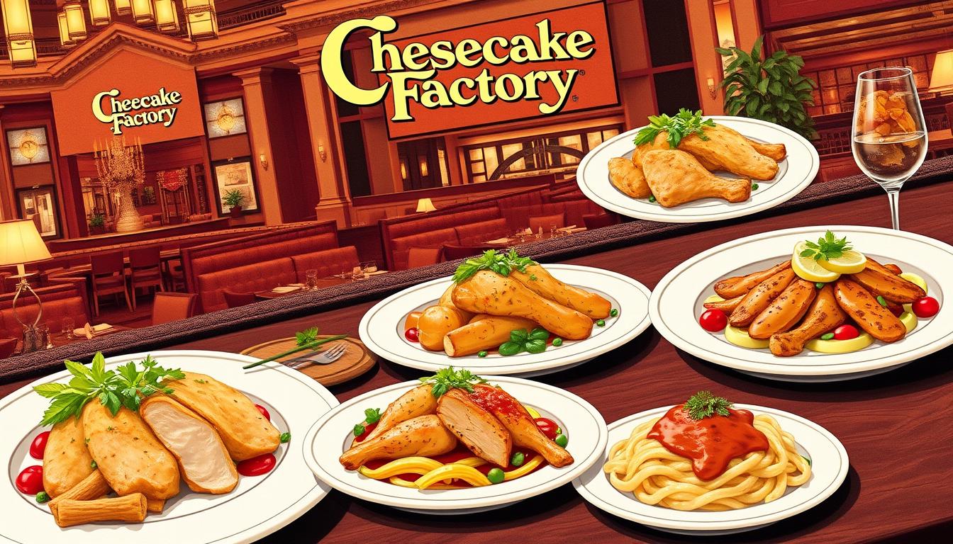 cheesecake factory menu chicken