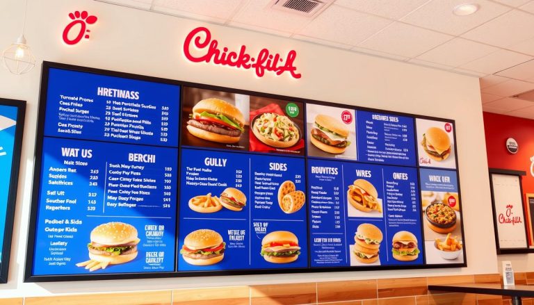 chick-fil-a blue menu