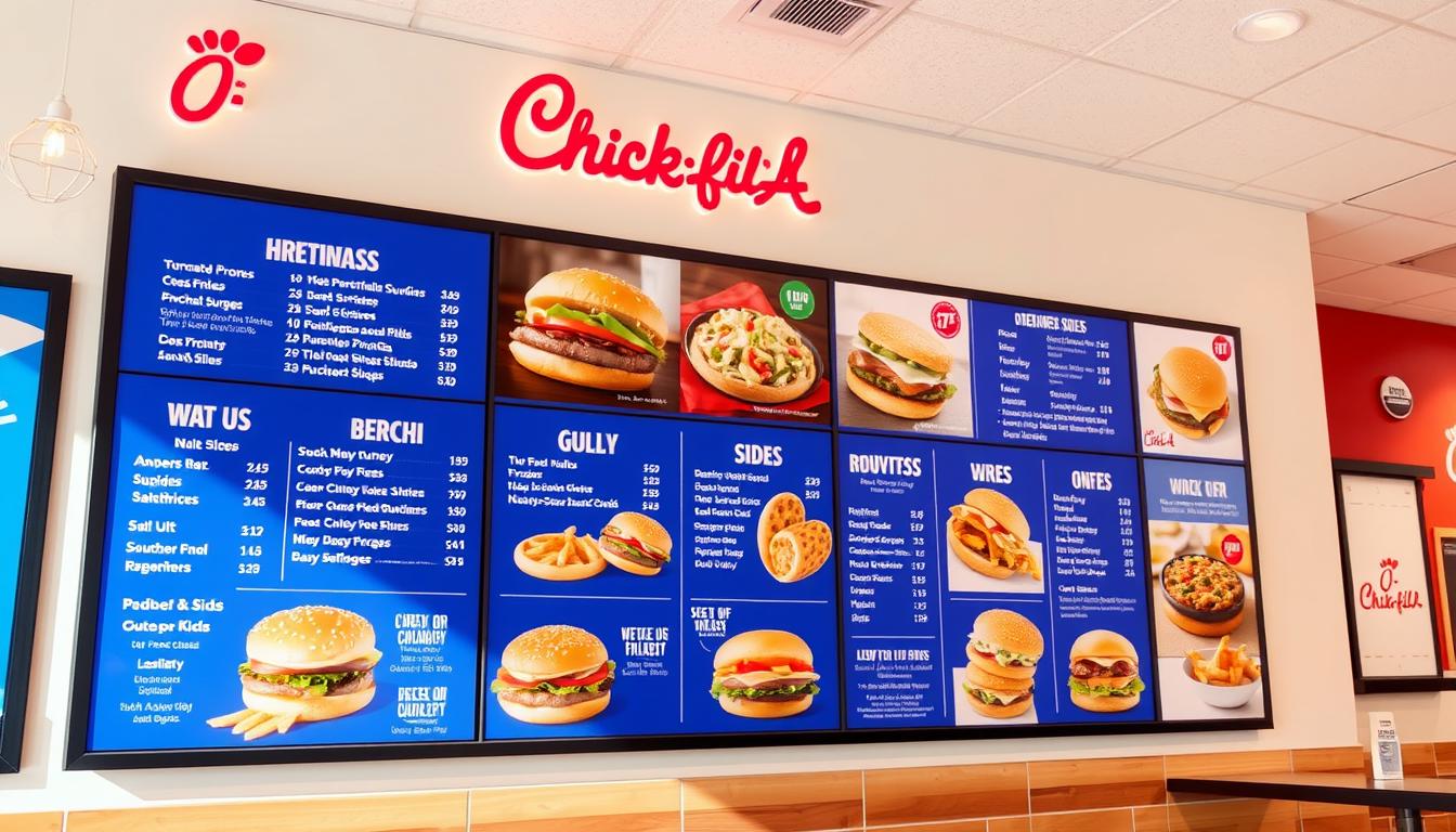 chick-fil-a blue menu