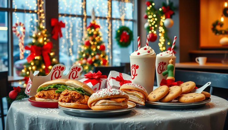 chick fil a christmas menu