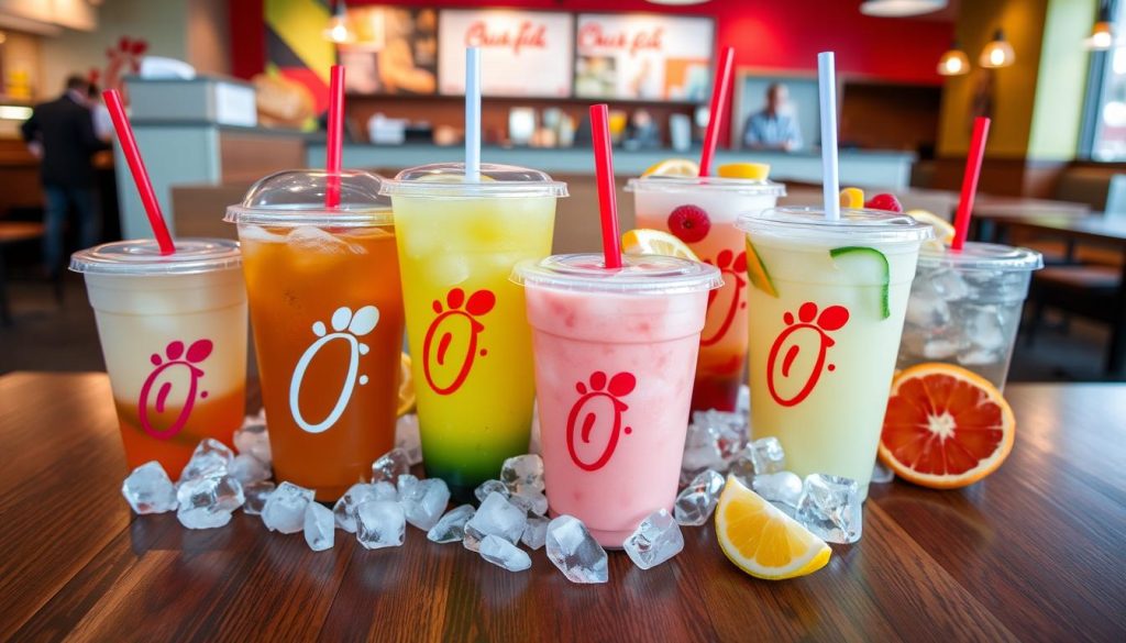 chick fil a drinks menu