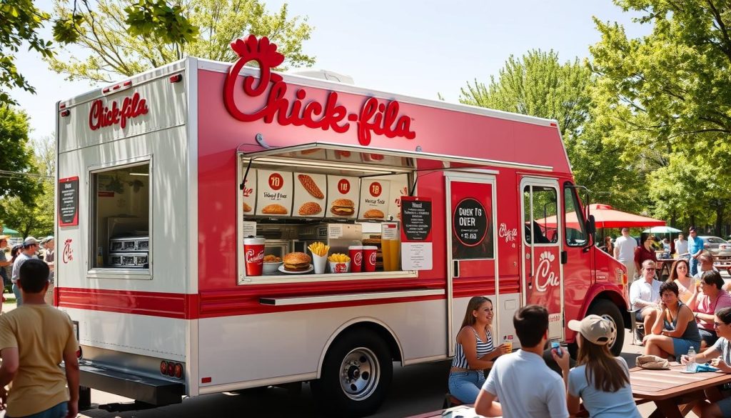 chick fil a food truck