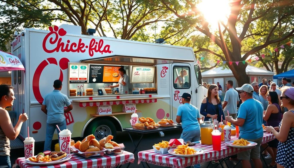 chick fil a food truck catering