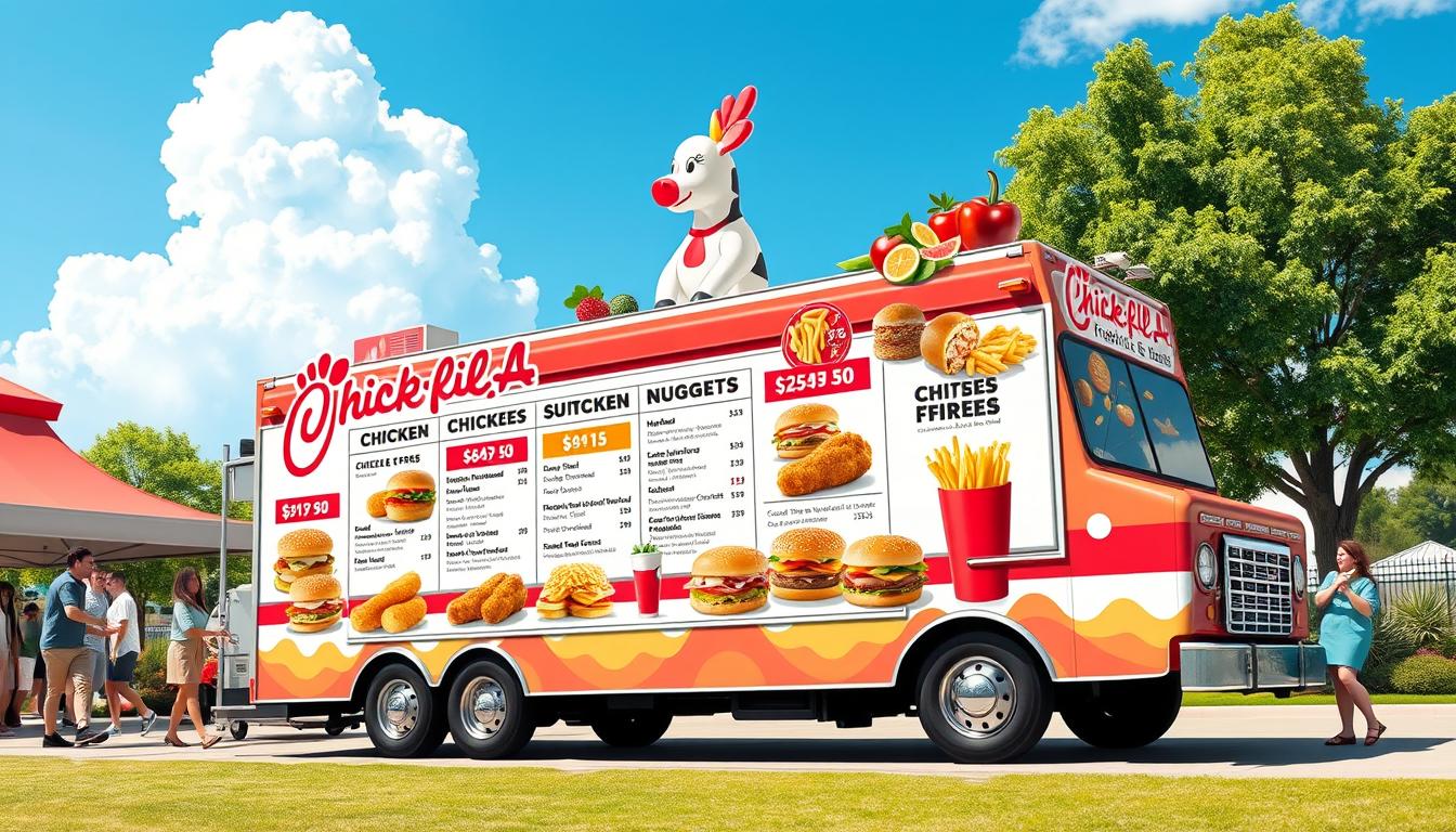 chick fil a food truck menu