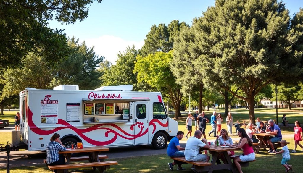 chick fil a food truck near me