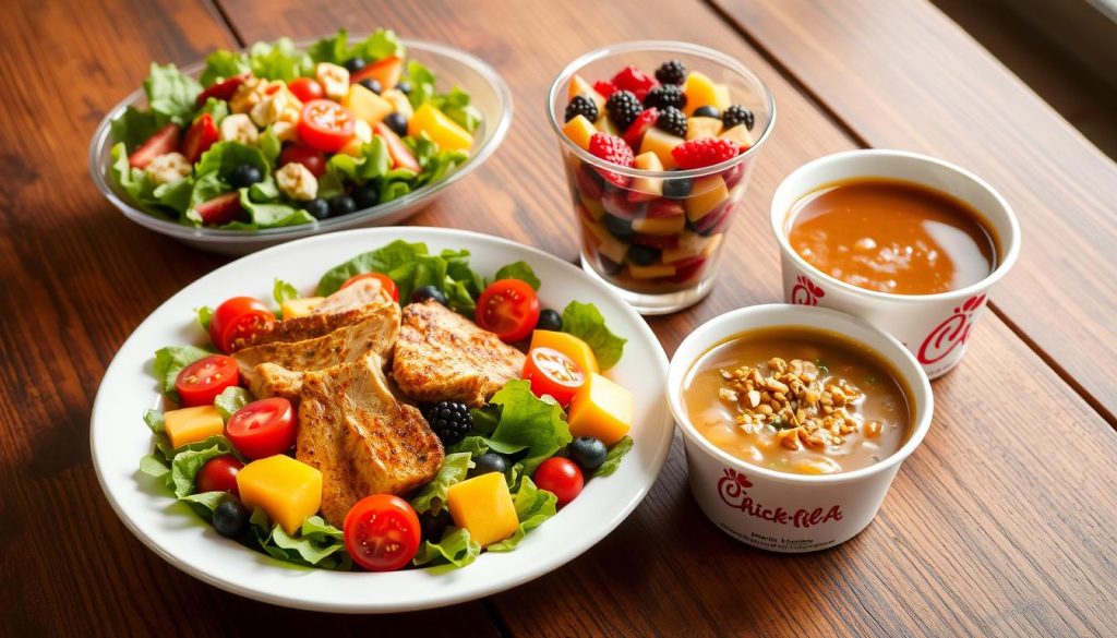 chick fil a healthy menu choices