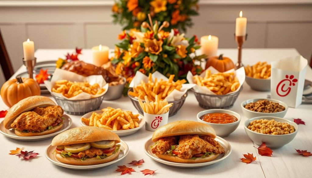 chick fil a holiday menu