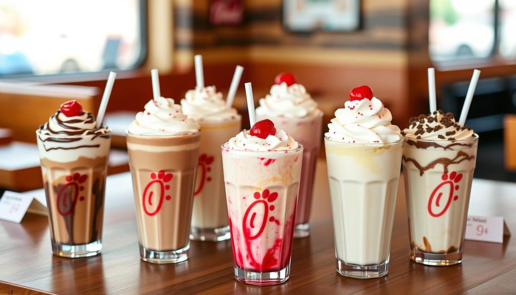 chick fil a milkshake prices