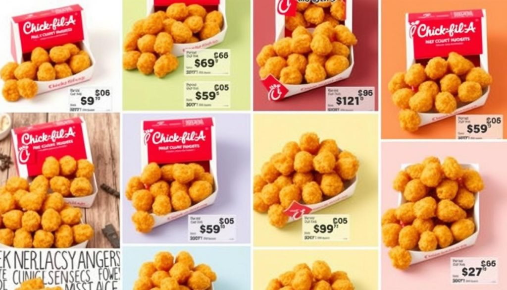 chick fil a nuggets price variations