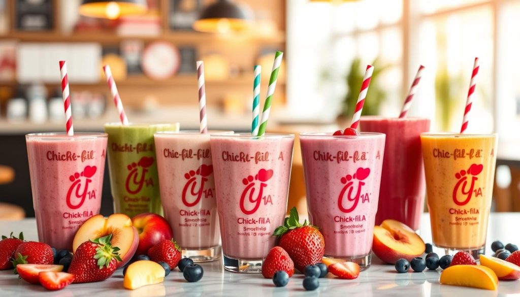 chick fil a smoothie calories