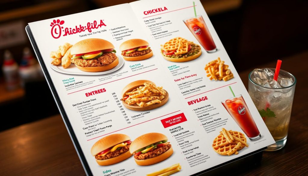 chick fil a takeout menu online