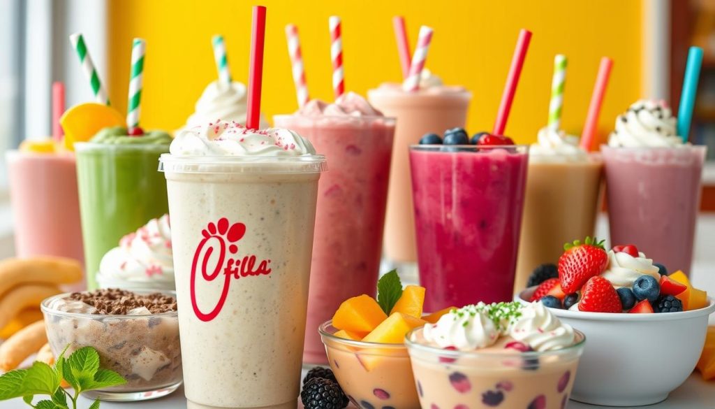 comparing smoothies from chick fil a and competitors