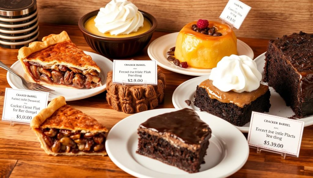 cracker barrel dessert price range