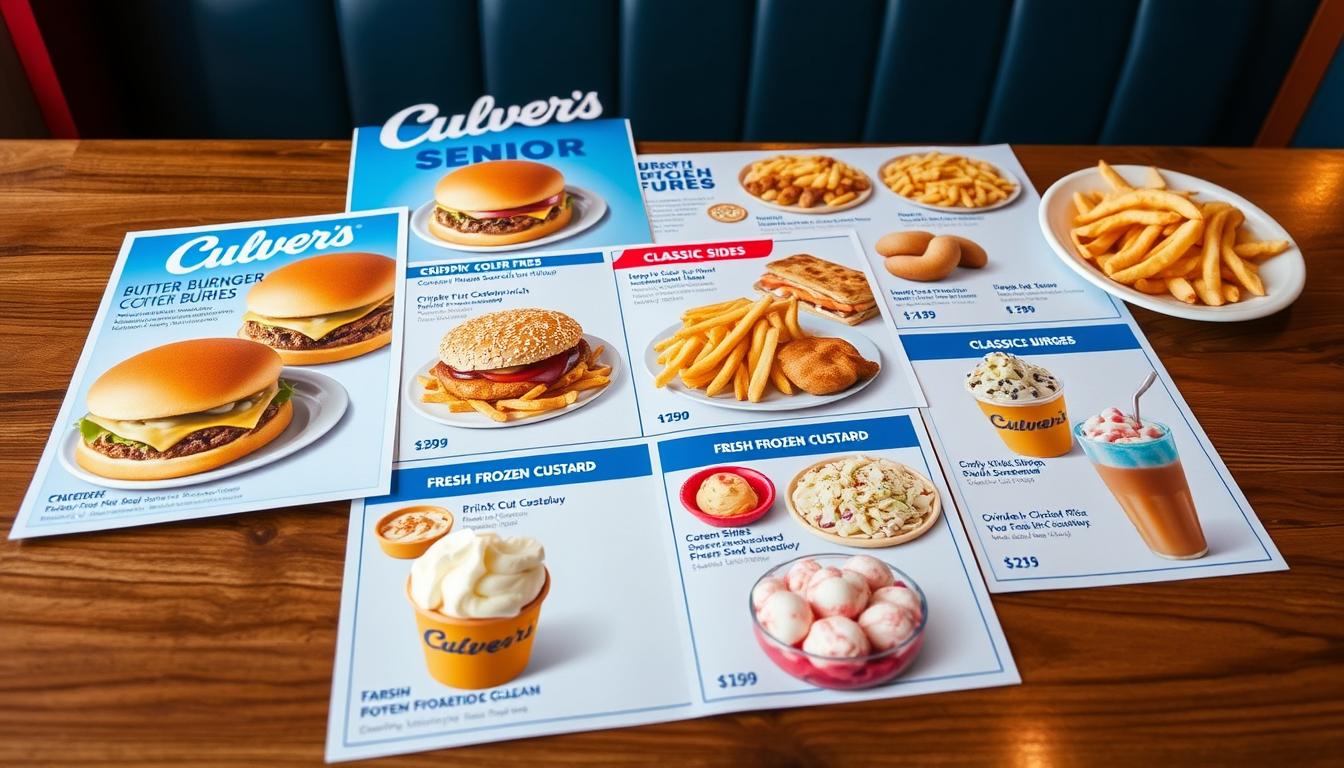 culver's senior menu with prices