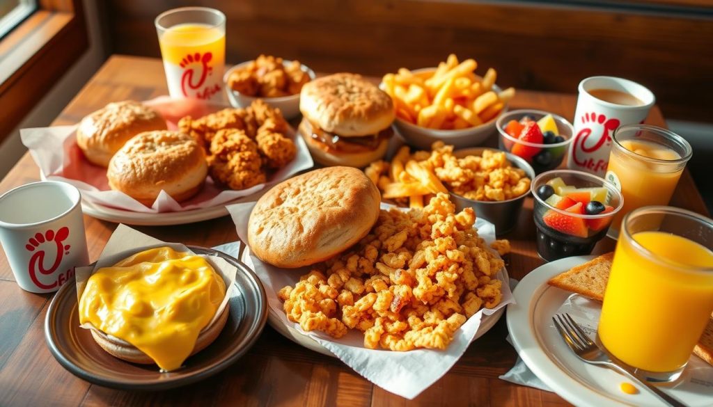 customer favorites chick fil a breakfast menu