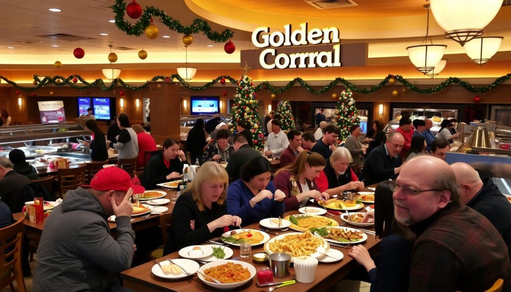 customer reviews golden corral christmas menu