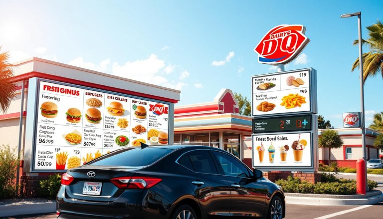 dairy queen drive thru menu