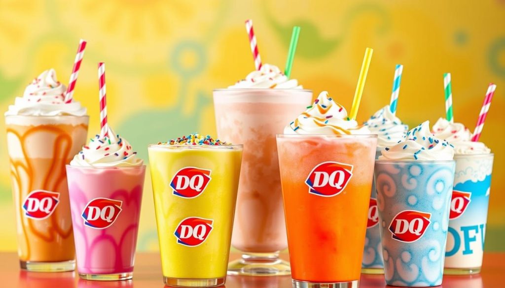 dairy queen ice cream drinks menu