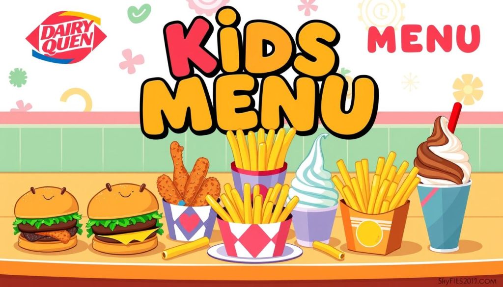 dairy queen kids menu