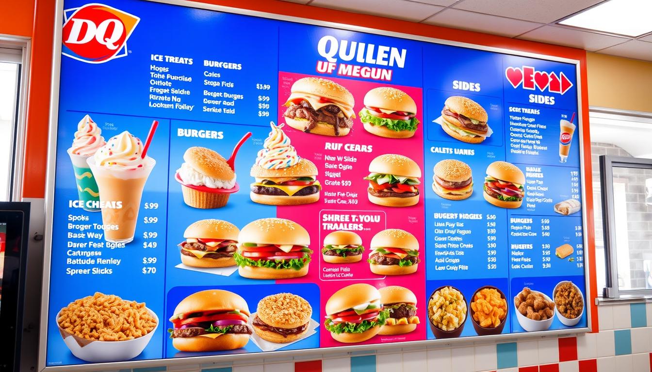 dairy queen menu with prices