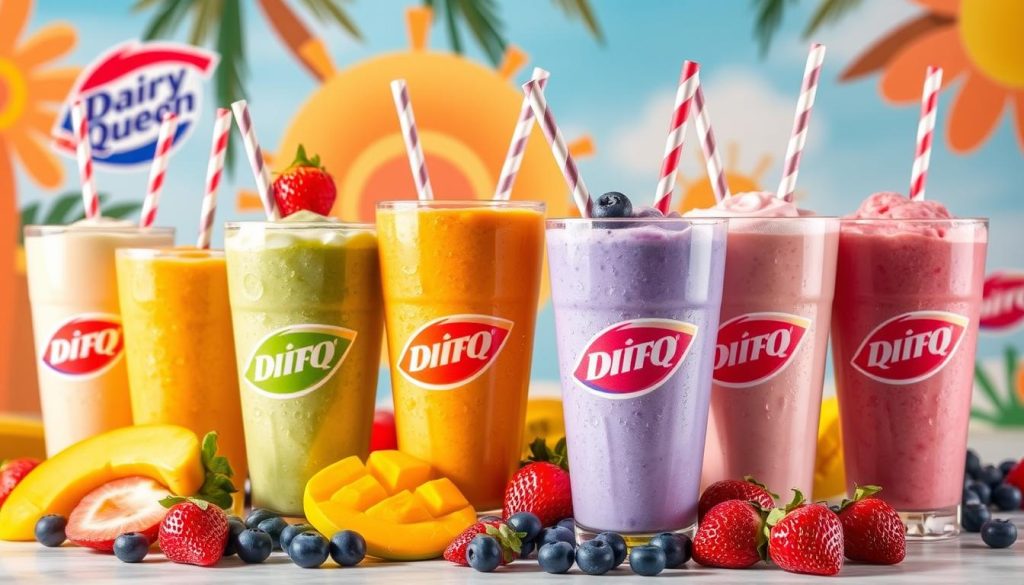 dairy queen smoothies options