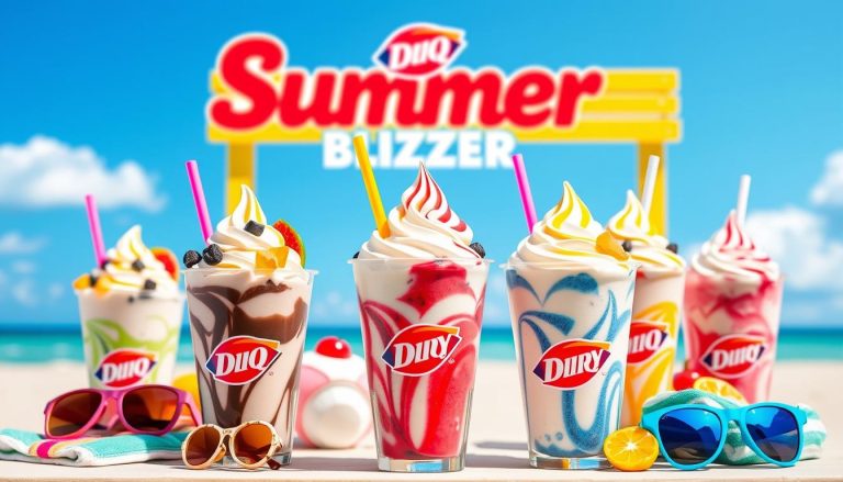 dairy queen summer blizzard menu