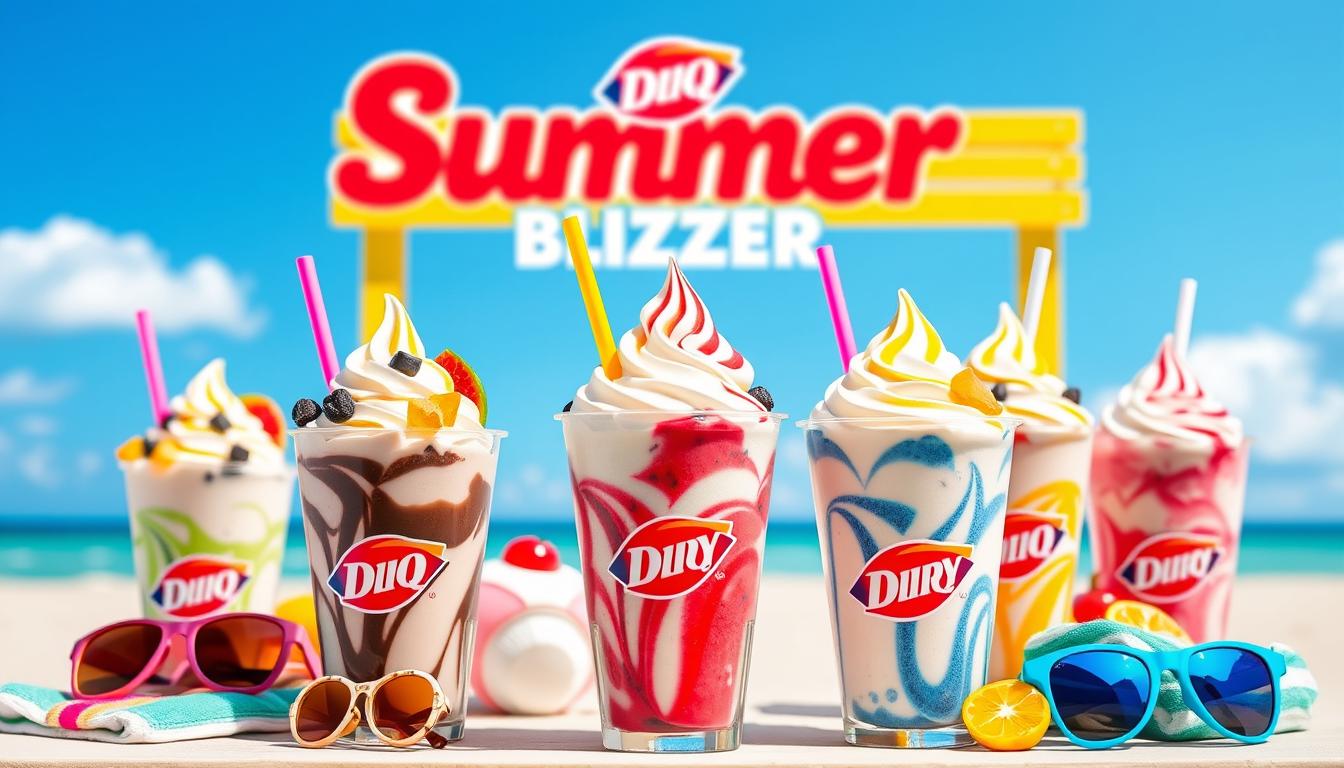 dairy queen summer blizzard menu