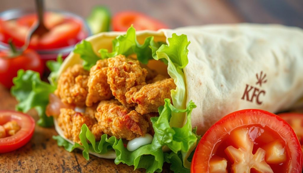 delicious wraps from kfc