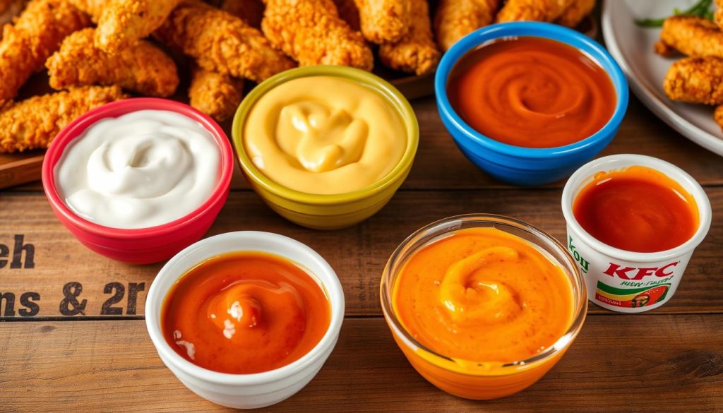 dipping sauces for KFC tenders