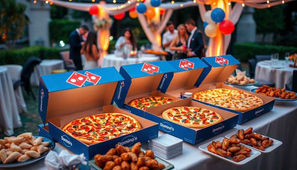 domino's catering for events