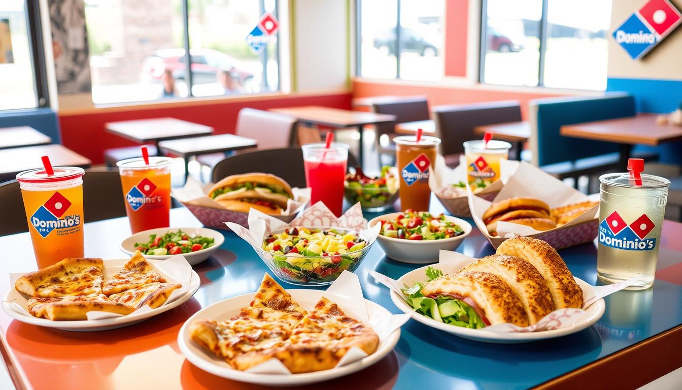 domino's lunch menu