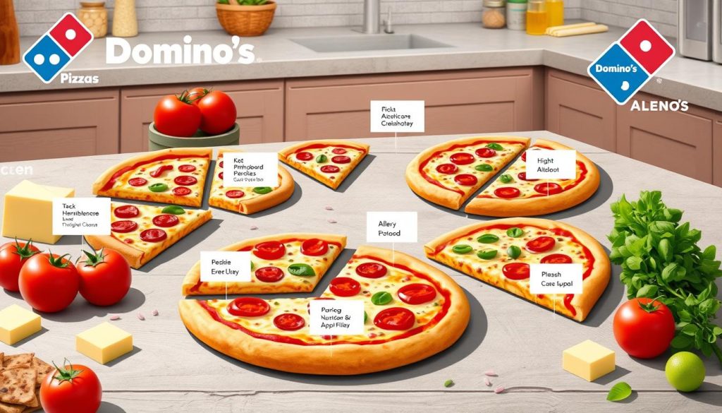 domino's pizza allergen menu