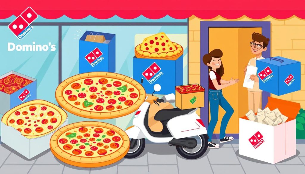 domino's pizza delivery options