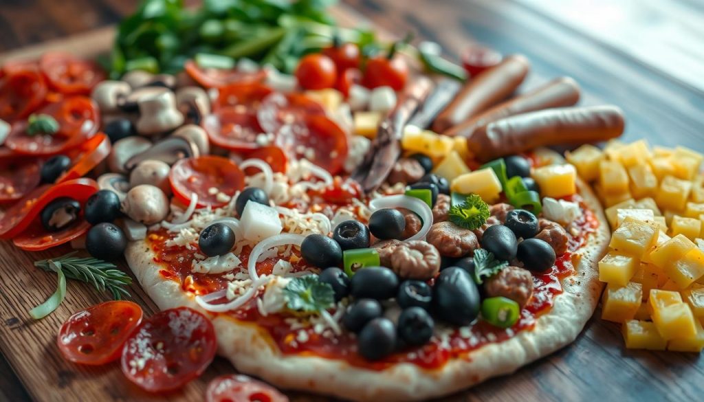 domino's pizza toppings list