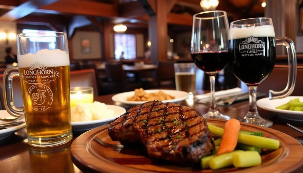 drink pairing at longhorn steakhouse