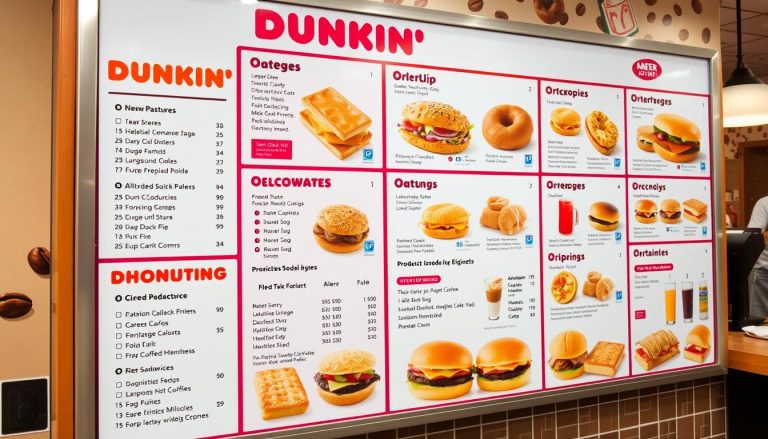 dunkin allergen menu