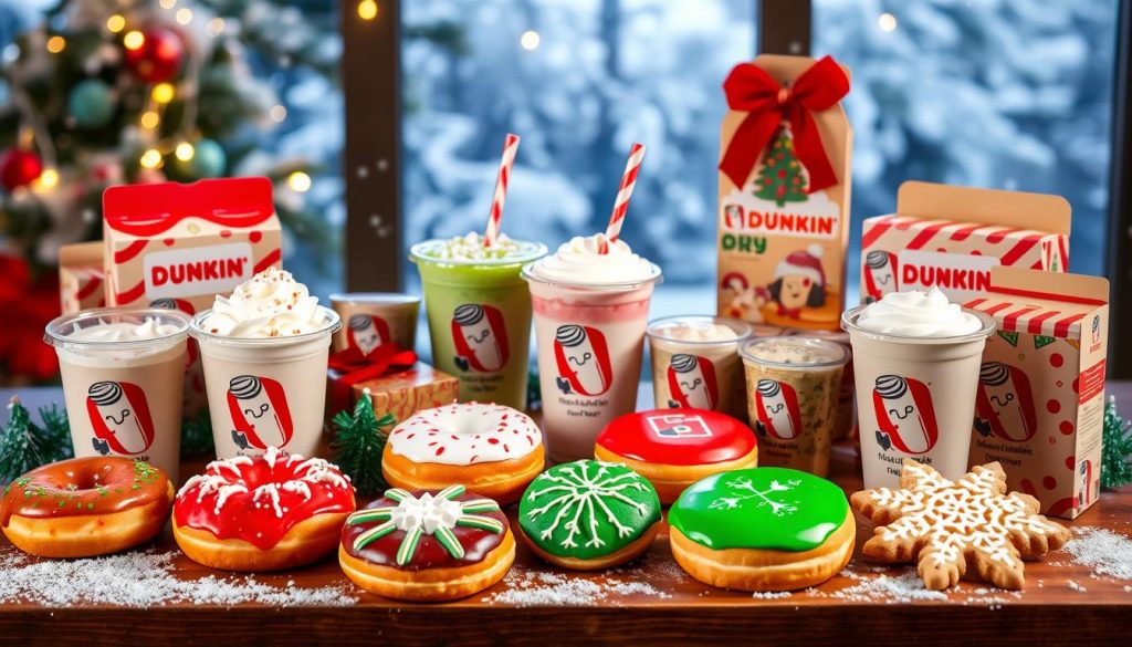 dunkin christmas menu