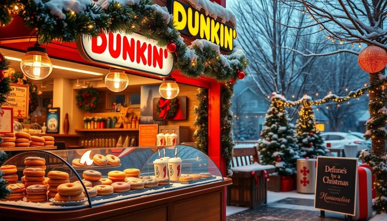 dunkin christmas menu