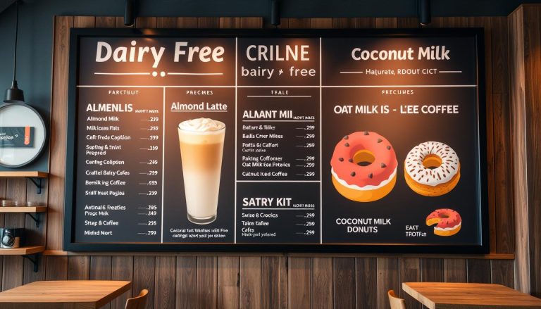 dunkin dairy free menu