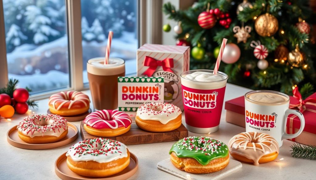 dunkin donuts Christmas menu