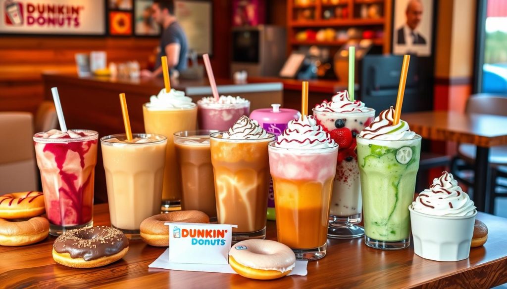 dunkin donuts beverage menu