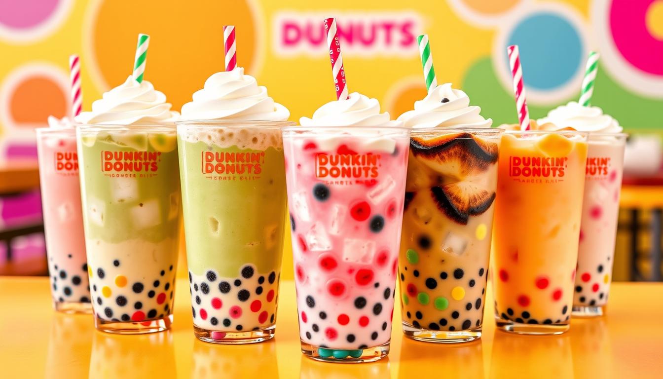 dunkin donuts boba menu