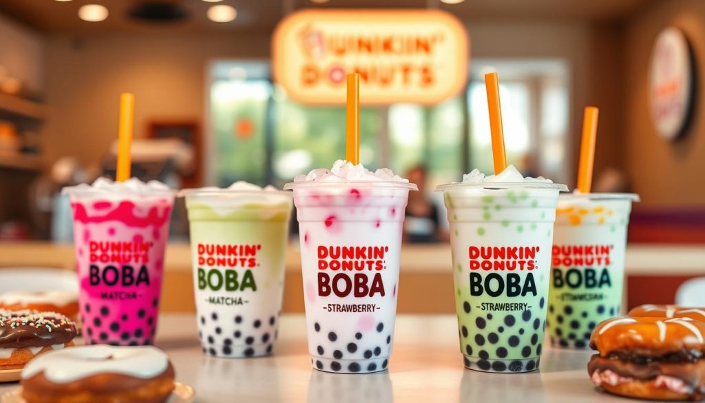 dunkin donuts boba options