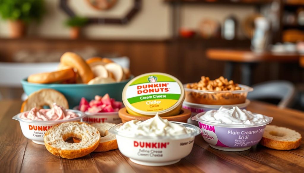 dunkin donuts cream cheese flavors